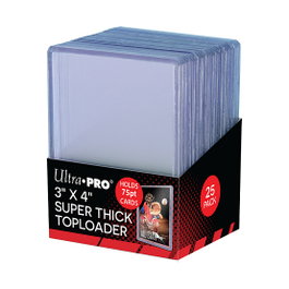 Ultra PRO Fundas de tarjetas TCG ultra gruesas Hartplastik, 63x88mm, 25 unidades