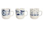 DKD Home Decor Mug Atlantico Azul Blanco Porcelana 8.5 x 10 x 11.5 cm (6 Unidades)