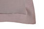 DKD Home Decor Linen collection 1c24 Cojín Malva con Flecos 60 x 60 cm (2 Unidades)