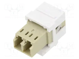 GOOBAY Acoplador de fibra óptica Keystone LC duplex