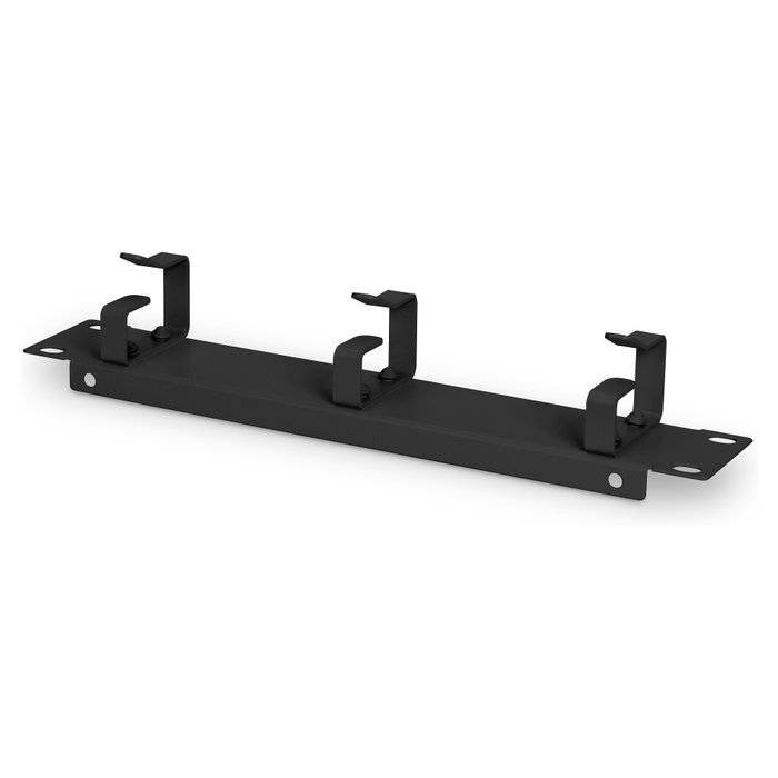 Digitus DN-10-ORG-1U-B Panel de gestión de cables 10 pulg Negro