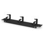 Digitus DN-10-ORG-1U-B Panel de gestión de cables 10 pulg Negro