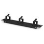 Digitus DN-10-ORG-1U-B Panel de gestión de cables 10 pulg Negro