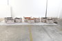 DKD Home Decor Set de 3 Cestas Pinceladas en Poliéster