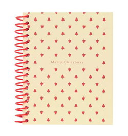 Safta Bloc A6 120 Hojas Arbolitos Merry Xmas 11,8x14,6cm