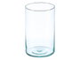 Giftdecor Jarron de Cristal Cilindro Transparente 12 cm Diam x 21 cm Alto (Set de 12)