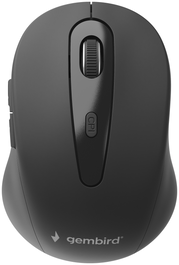 Gembird Ratón óptico Bluetooth 6 botones MUSWB-6B-01 1600 DPI Negro