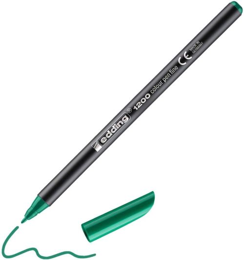 Edding Rotulador 1200 Verde Punta de Fibra Trazo 1 mm