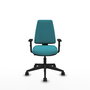 PIQUERAS Y CRESPO Silla de oficina Elche color Turquesa