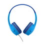 Belkin AUD010hqBL SoundForm Mini Auriculares On-Ear Alámbricos para Niños con Micrófono, USB-C, Azul, Protección Contra Caídas y Agua