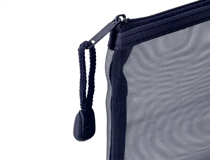 Liderpapel Bolsa Zipper Bag Poliéster Transpirable Multiusos Din A5 Azul Marino