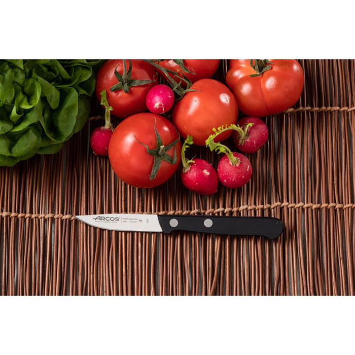 Arcos Cuchillo Mondador Serie Universal 75 mm Acero Nitrum Mango Antiviral Bactiproof Silver