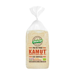 Biocop Pan Molde Kamut sin Corteza 300g - Vegano, Sin Azúcares Añadidos, Fuente de Proteínas