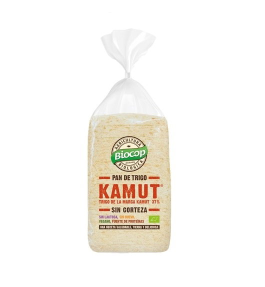 BIOCOP Pan de molde Kamut sin corteza 300g Bio