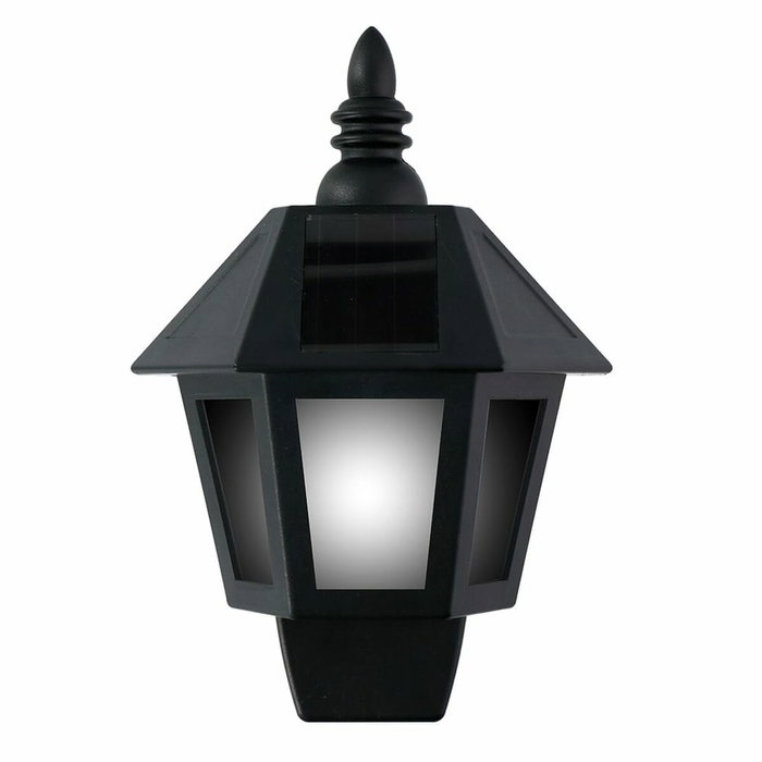 Grundig Aplique solar LED 31 leds, luz fría/efecto llama, negro Grundig Aplique solar LED 31 leds, luz fría/efecto llama, negro