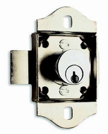 AGA Cerradura de Sobreponer 102-25 MM para Armario P1020C2557