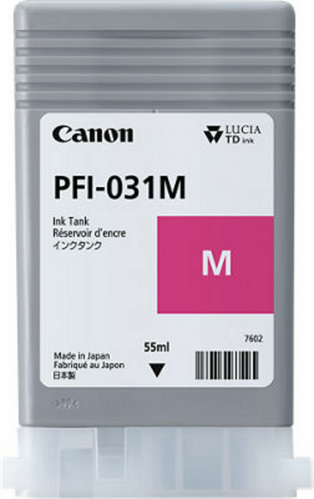 Canon PFI-031M Cartucho de Tinta Magenta 55 ml