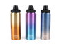 Inde Botella Sport Agua Aluminio Metalizado 800 ml 24.2x7.3 cm (12 Unidades)
