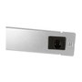 LogiLink Panel de huecos 19 pulg, snap-in sin herramientas, 1U, metal, gris