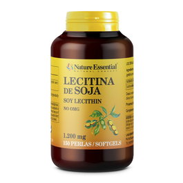 NATURE ESSENTIAL Lecitina de Soja 1200 mg, 150 perlas