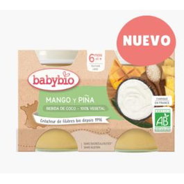 BABYBIO Yogur Coco Mango Piña 2X130Gr. Bio