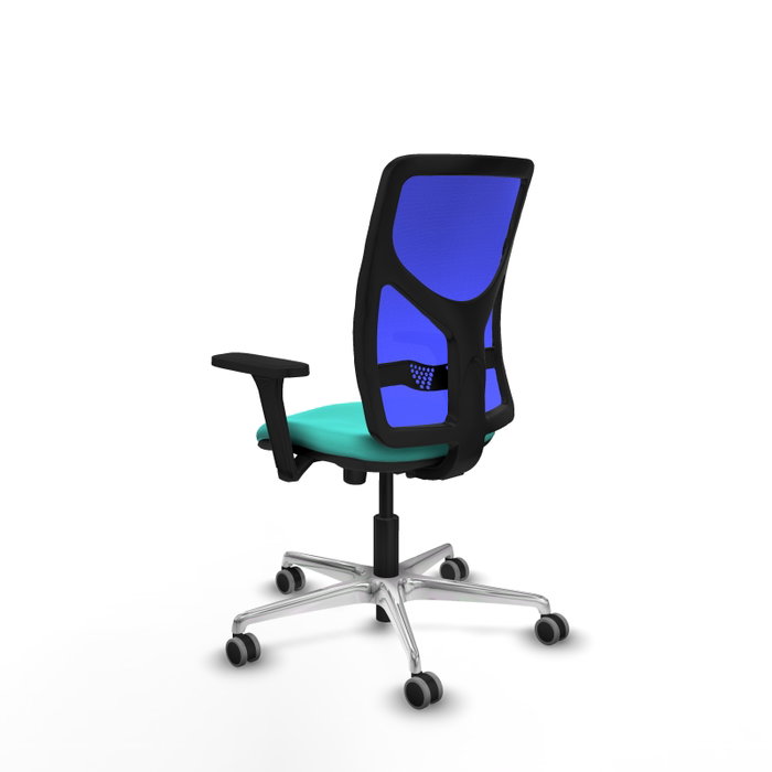 PIQUERAS Y CRESPO Silla de oficina Motilla con mecanismo Sincro, Turquesa y Azul PIQUERAS Y CRESPO Silla de oficina Motilla con mecanismo Sincro, Turquesa y Azul