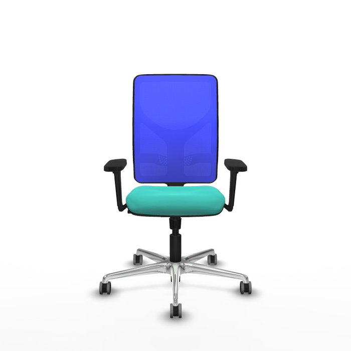 PIQUERAS Y CRESPO Silla de oficina Motilla con mecanismo Sincro, Turquesa y Azul PIQUERAS Y CRESPO Silla de oficina Motilla con mecanismo Sincro, Turquesa y Azul
