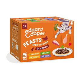 EC Feline Adulto Trocitos en Salsa Multipack Fresco de la Granja 12x85g