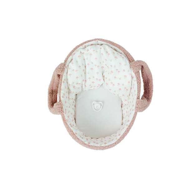 Muñecas Arias Elegance Babyto - Muñeca de Vinilo Rosa de 33 cm para Niña con Capazo, Edad 3+