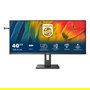 Philips 40B1U5600 Monitor 40" UltraWide QHD (3440x1440) IPS 21:9, USB-C 100W, DisplayHDR 400, Altavoces, Ajuste de Altura/Giro