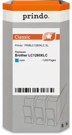 Prindo Classic XL Cian Cartucho de tinta compatible con Brother LC1280XLC