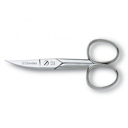 Tres Claveles Tijera de Uñas Curva 3.5 pulgadas