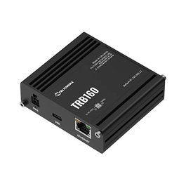 Teltonika TRB160 Gateway IoT 4G LTE Cat6 con Puertos Ethernet RJ45, USB-C, IP30, ARM Cortex-A7