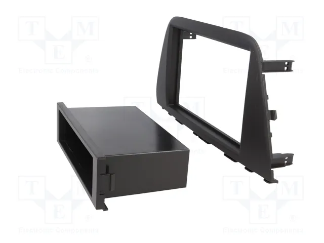 PER.PIC. Bastidor de montaje de radio 2 DIN negro para Suzuki SX4 S-Cross