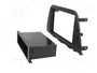 PER.PIC. Bastidor de montaje de radio 2 DIN negro para Suzuki SX4 S-Cross