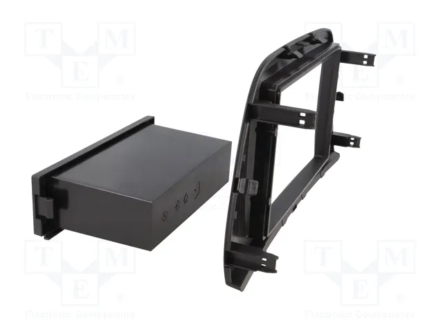 PER.PIC. Bastidor de montaje de radio 2 DIN negro para Suzuki SX4 S-Cross