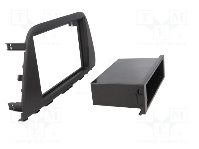 PER.PIC. Bastidor de montaje de radio 2 DIN negro para Suzuki SX4 S-Cross