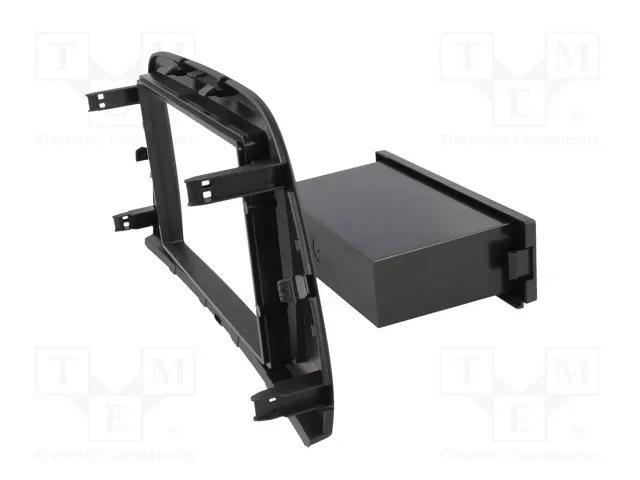 PER.PIC. Bastidor de montaje de radio 2 DIN negro para Suzuki SX4 S-Cross