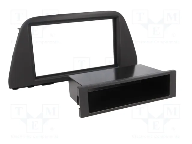 PER.PIC. Bastidor de montaje de radio 2 DIN negro para Suzuki SX4 S-Cross