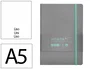 Antartik Cuaderno A5 Tapa Blanda Hojas Lisas Gris y Turquesa 80 Hojas 80gr FSC Colección Antartik Notes
