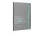 Antartik Cuaderno A5 Tapa Blanda Hojas Lisas Gris y Turquesa 80 Hojas 80gr FSC Colección Antartik Notes