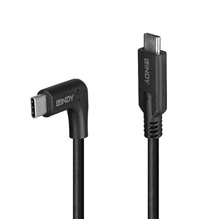 Lindy 32019 Cable USB 3.2 Gen 2 USB C de 1,5 m Negro
