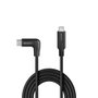 Lindy Cable USB 3.2 Gen 2 Tipo C de 1,5m con conector de 90°