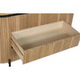 DKD Home Decor Cómoda Paulownia y Metal Natural