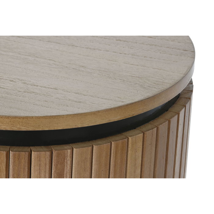 DKD Home Decor Cómoda Paulownia y Metal Natural DKD Home Decor Cómoda Paulownia y Metal Natural