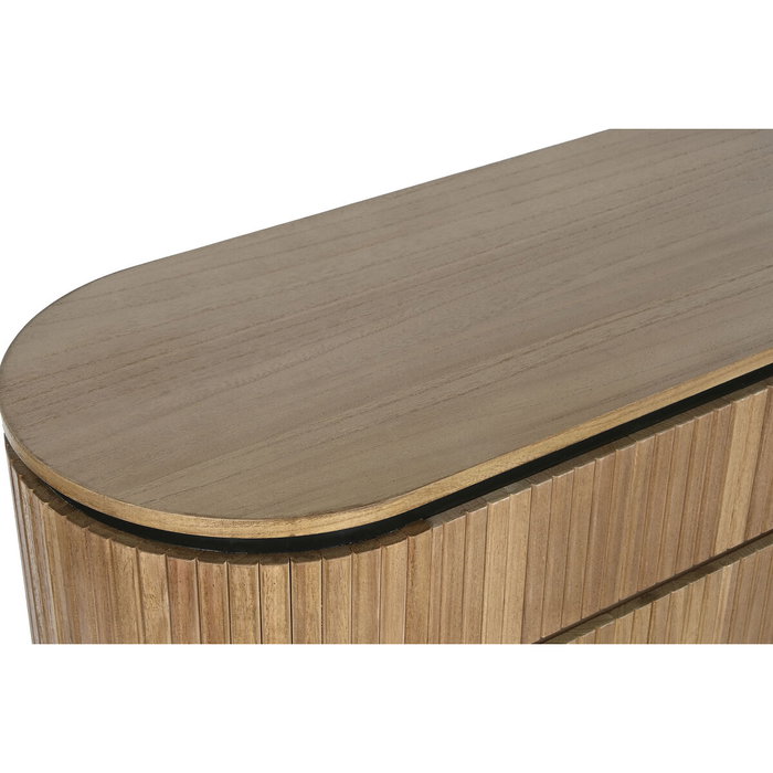 DKD Home Decor Cómoda Paulownia y Metal Natural DKD Home Decor Cómoda Paulownia y Metal Natural