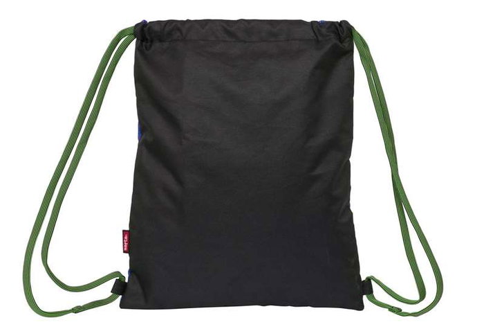 Bolsa Mochila con Cuerdas Kelme Royal Azul Negro 35 x 40 x 1 cm