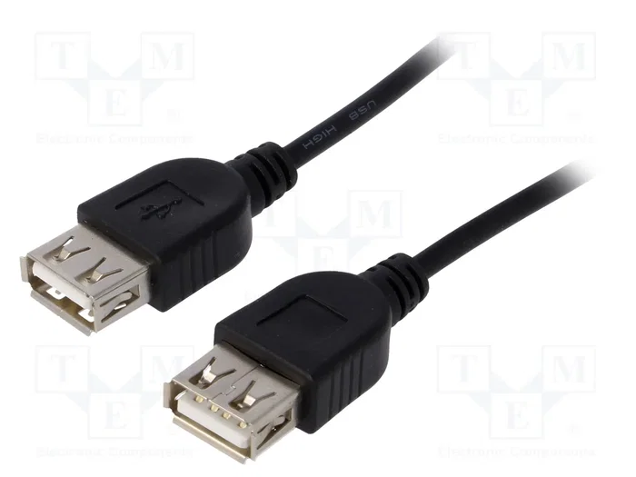 AKYGA Cable USB 2.0 A-A de 1,8m Niquelado AKYGA Cable USB 2.0 A-A de 1,8m Niquelado