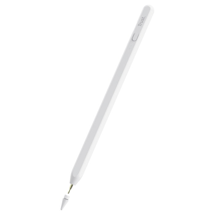 Trust Kyna Lápiz Óptico Activo para iPad 2018+ y iPad Pro - Blanco - Punta de Recambio Incluida