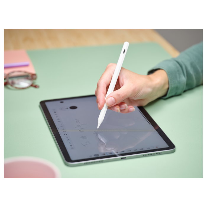 Trust Kyna Lápiz Óptico Activo para iPad 2018+ y iPad Pro - Blanco - Punta de Recambio Incluida